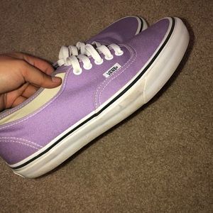 Size 8.5 women’s lavender vans